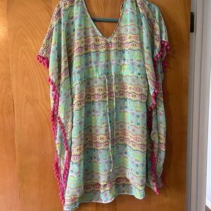 Colorful Boho Swim Coverup